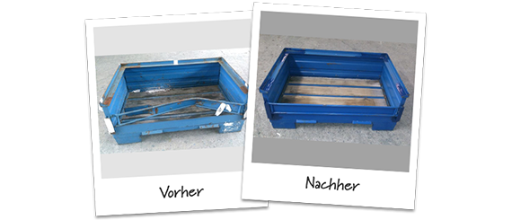 Reparatur: Vorher/Nachher